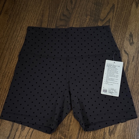 lululemon athletica Pants - Lululemon Align™ High-Rise Short
6" Flocked Polka Dot
